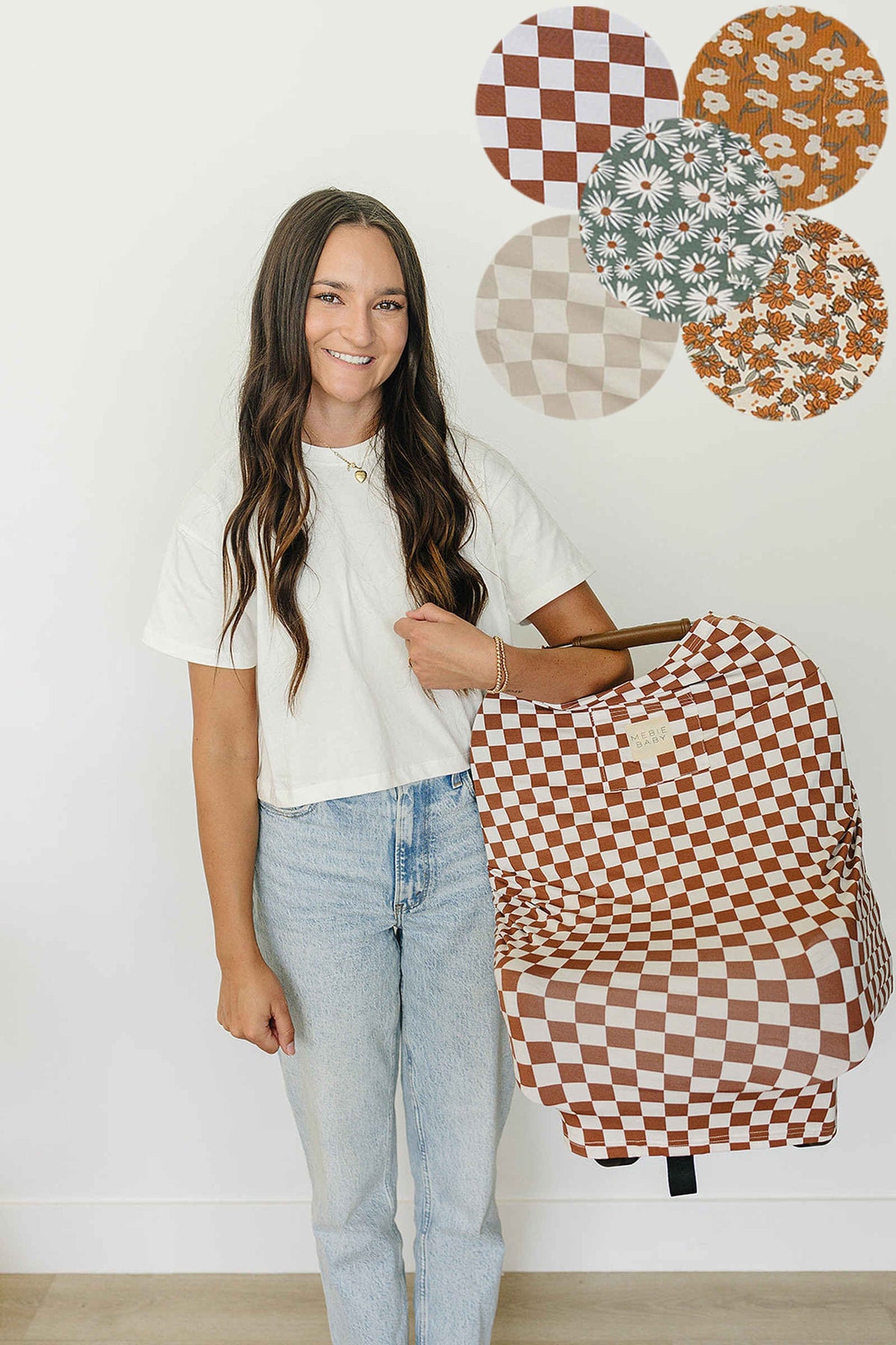 Cream Magnolia Multi-Use | Bamboo | Car Seat & Nursing Cover