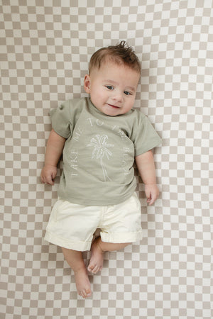 Boy Cream Chino Shorts | 100% Cotton