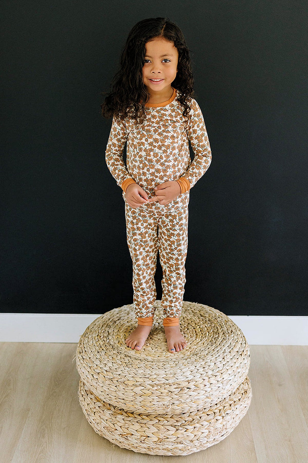 Mebie Baby  Cream Magnolia Cozy Pajama Set | Bamboo | Baby Essentials