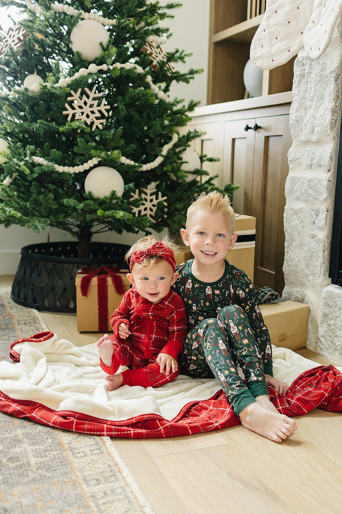 Green Nutcracker Cozy Pajama Set | Bamboo