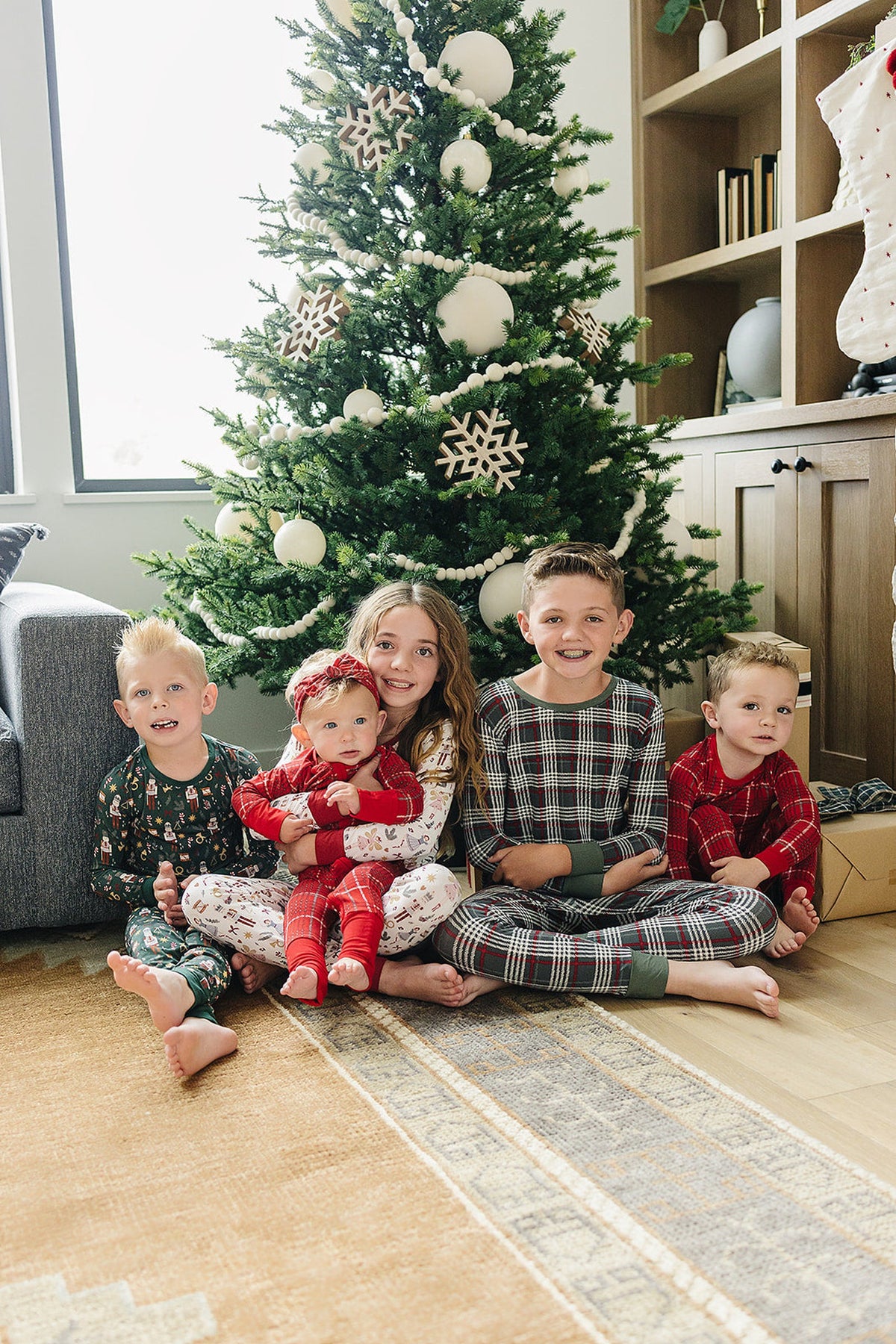 Red Plaid Cozy Pajama Set | Gender Neutral | Bamboo