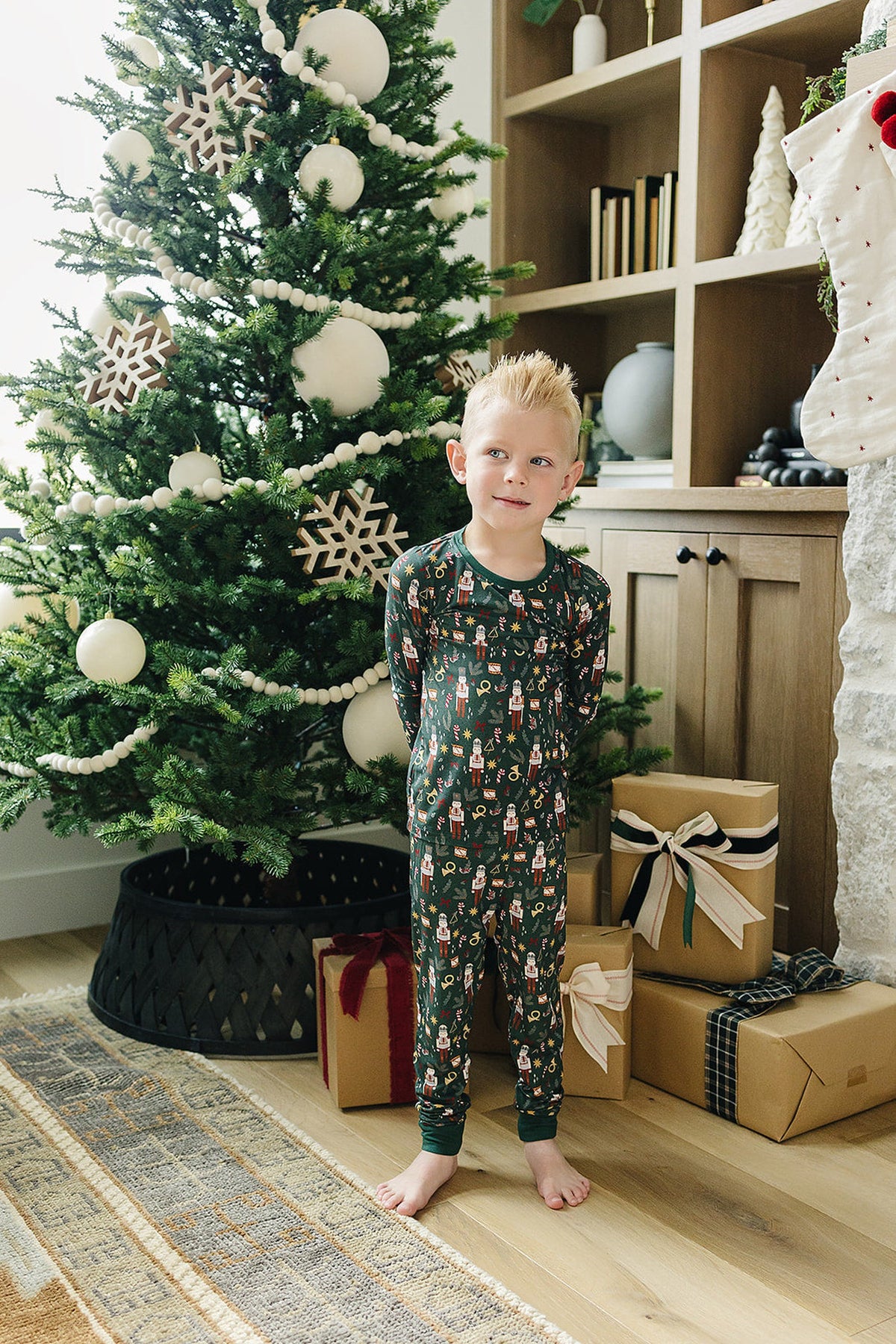 Green Nutcracker Cozy Pajama Set | Bamboo