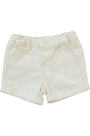 Boy Cream Chino Shorts | 100% Cotton