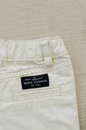 Boy Cream Chino Shorts | 100% Cotton