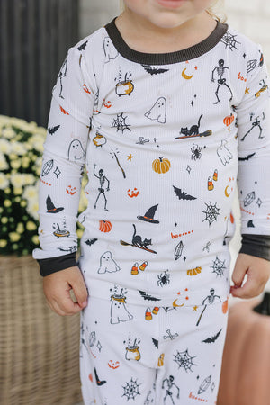 Mebie Baby Halloween Cozy Pajama Set | Bamboo