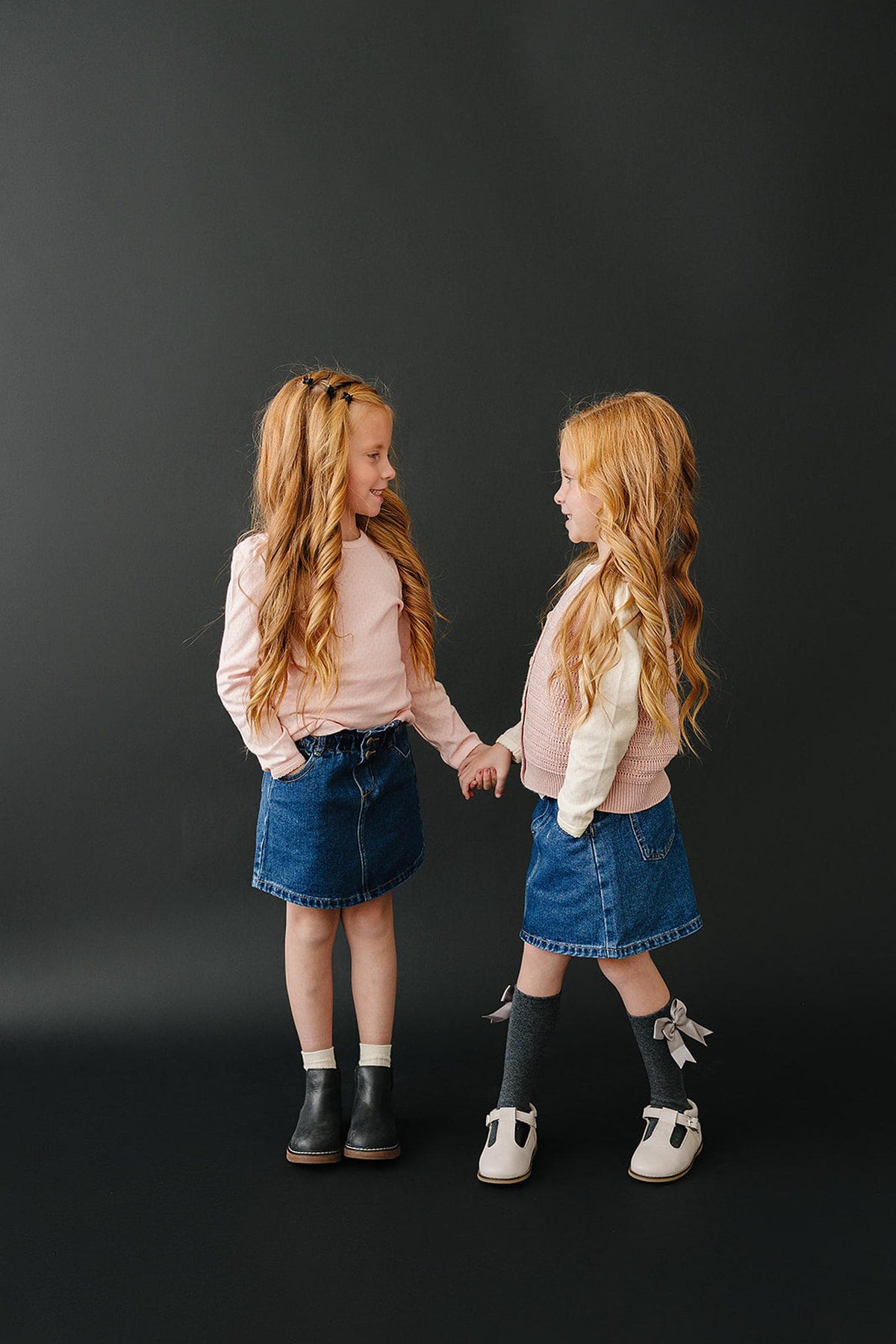 Mebie Baby  Dark Wash Denim Skirt | 100% Cotton