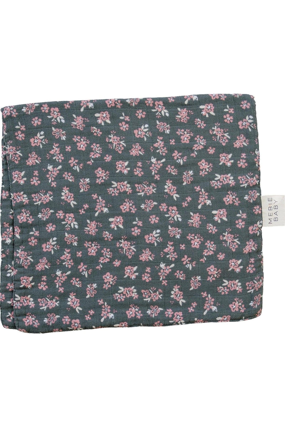 Mebie Baby Olive Bloom Muslin Burp Cloth, 100% Cotton, Baby Essentials