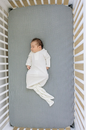 White Knot Gown |  Bamboo | Baby Essentials