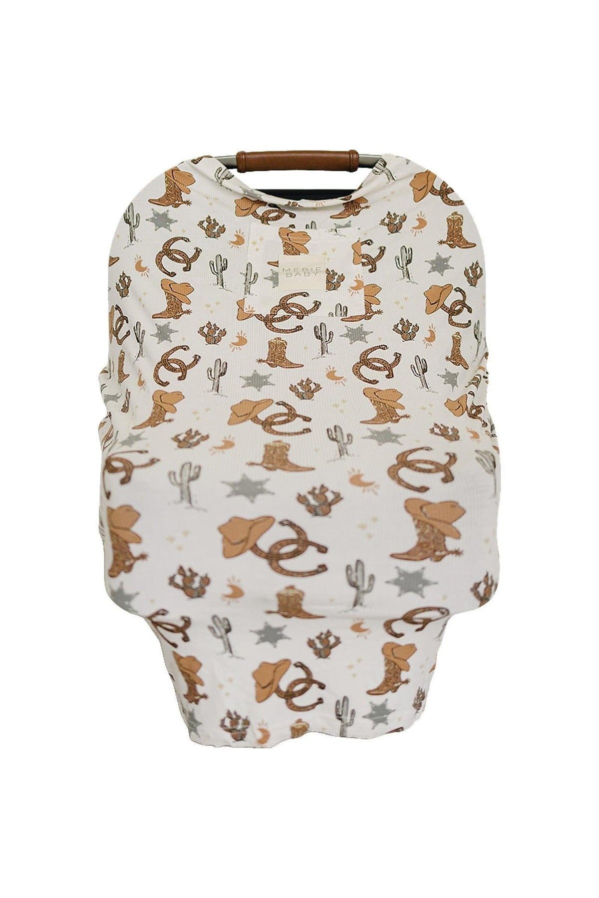 Outlaw Cowboy Ribbed Multi-Use | Bamboo | Car Seat & Nursing Cover | Rodeo Collection