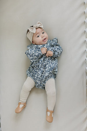 Baby & Toddler Ribbed Tights | Cotton