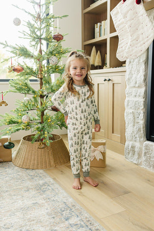 Christmas Trees Cozy Pajama Set | Bamboo