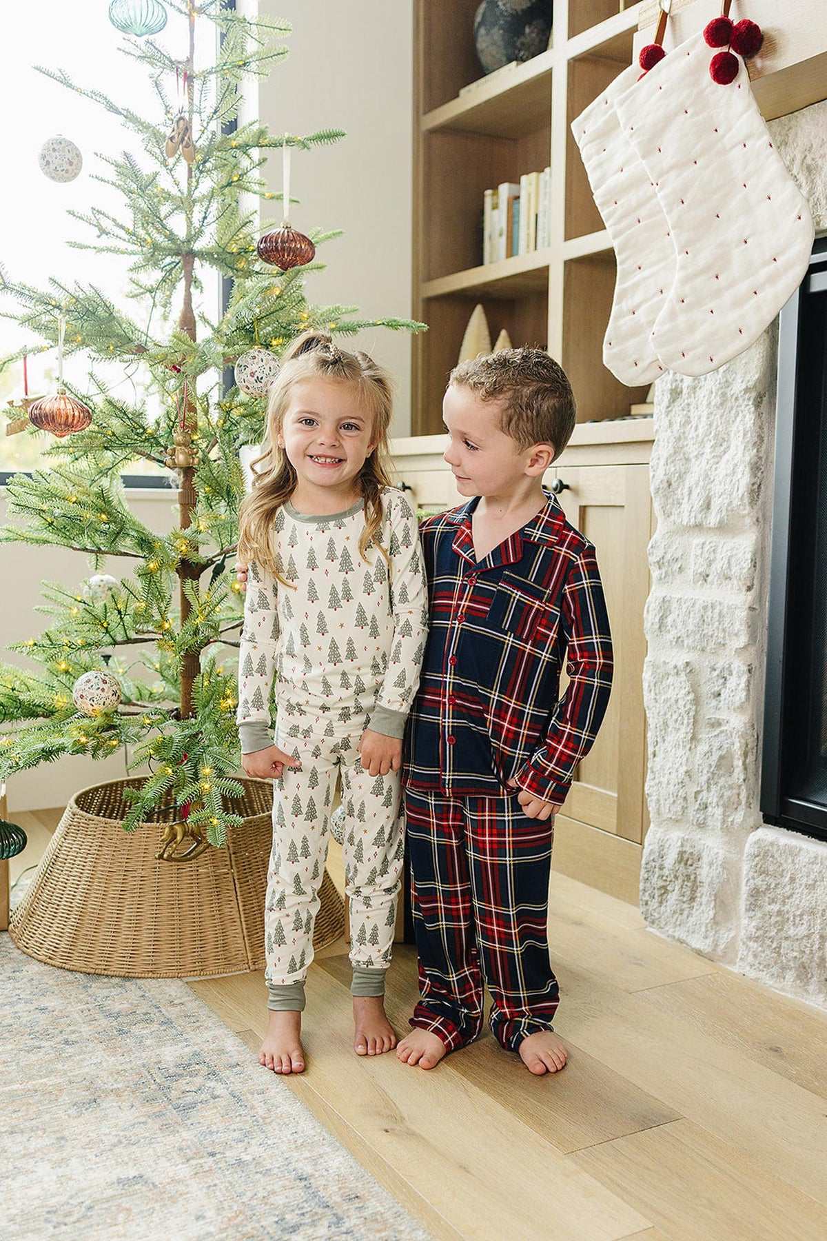 Christmas Trees Cozy Pajama Set | Bamboo