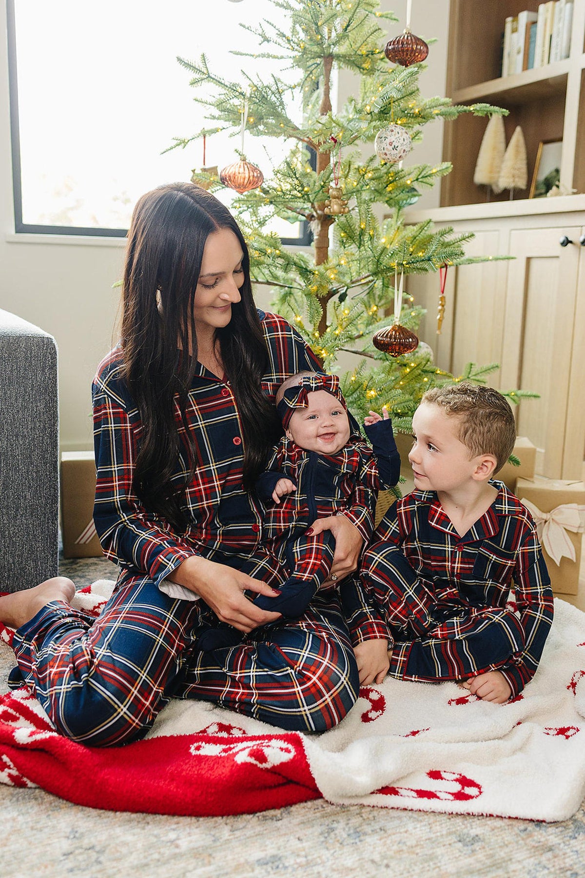 Christmas Plaid Zipper Pajama | Bamboo | Baby Essentials