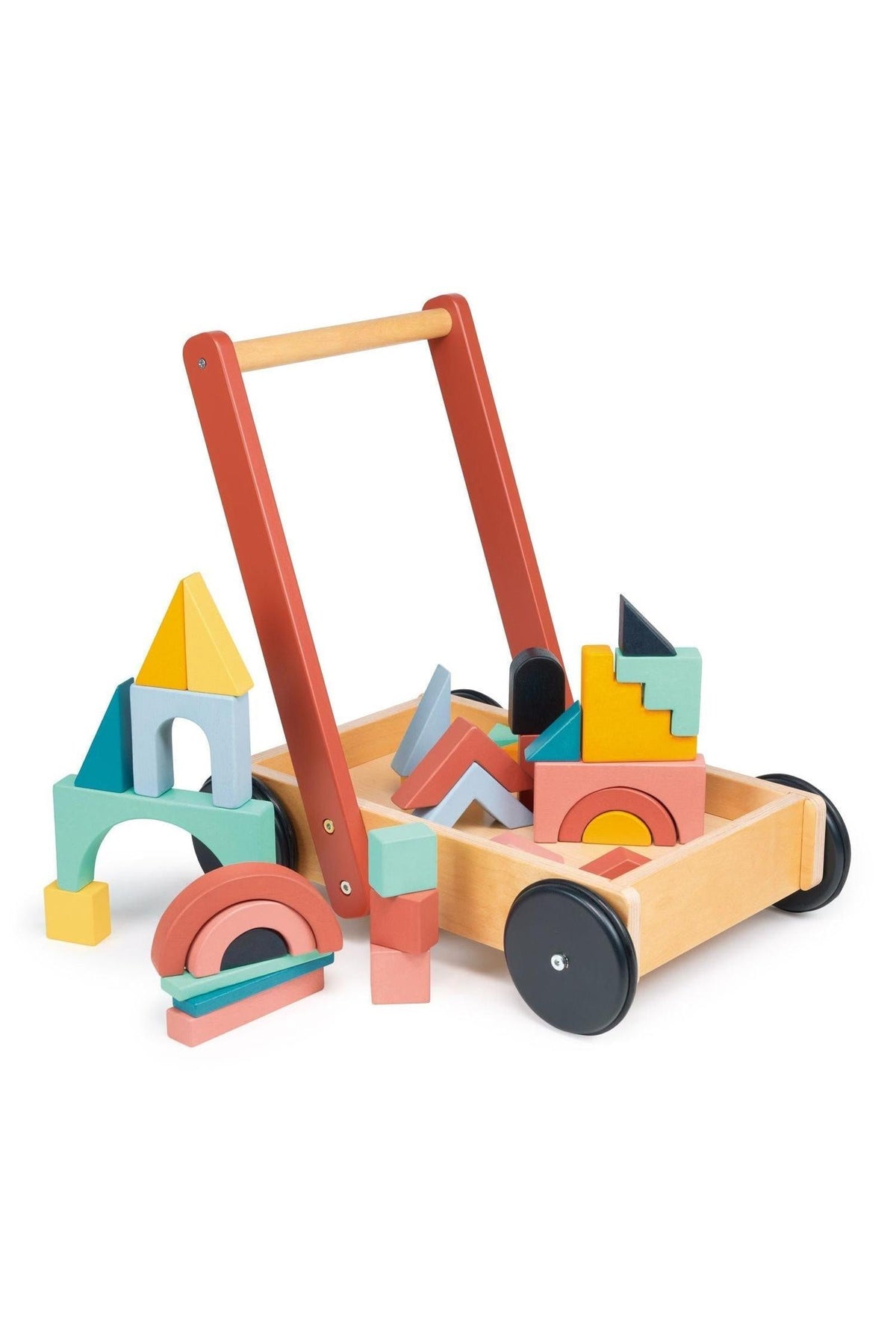 Bambino Block Trolley | Mentari Wooden Toys