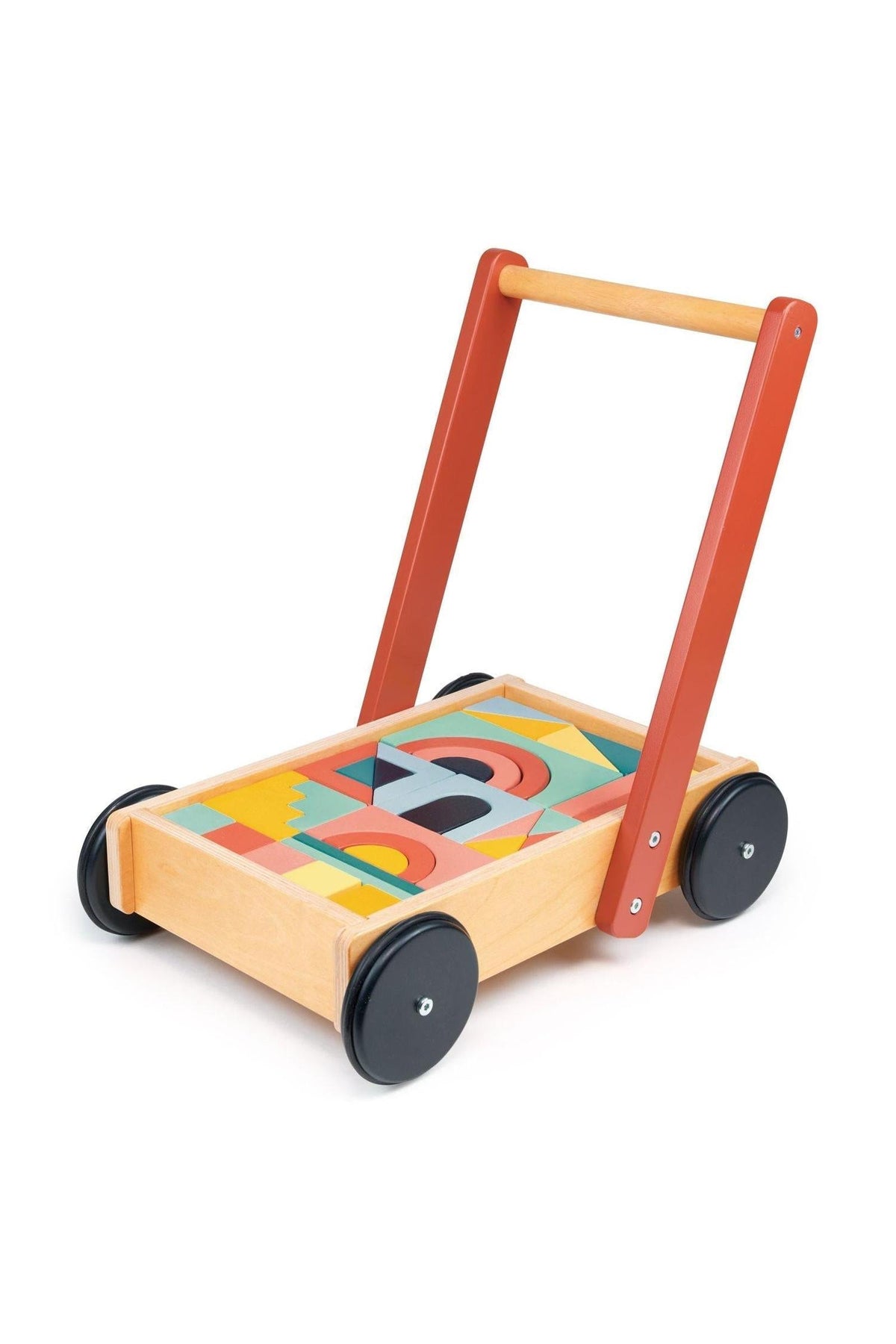 Bambino Block Trolley | Mentari Wooden Toys