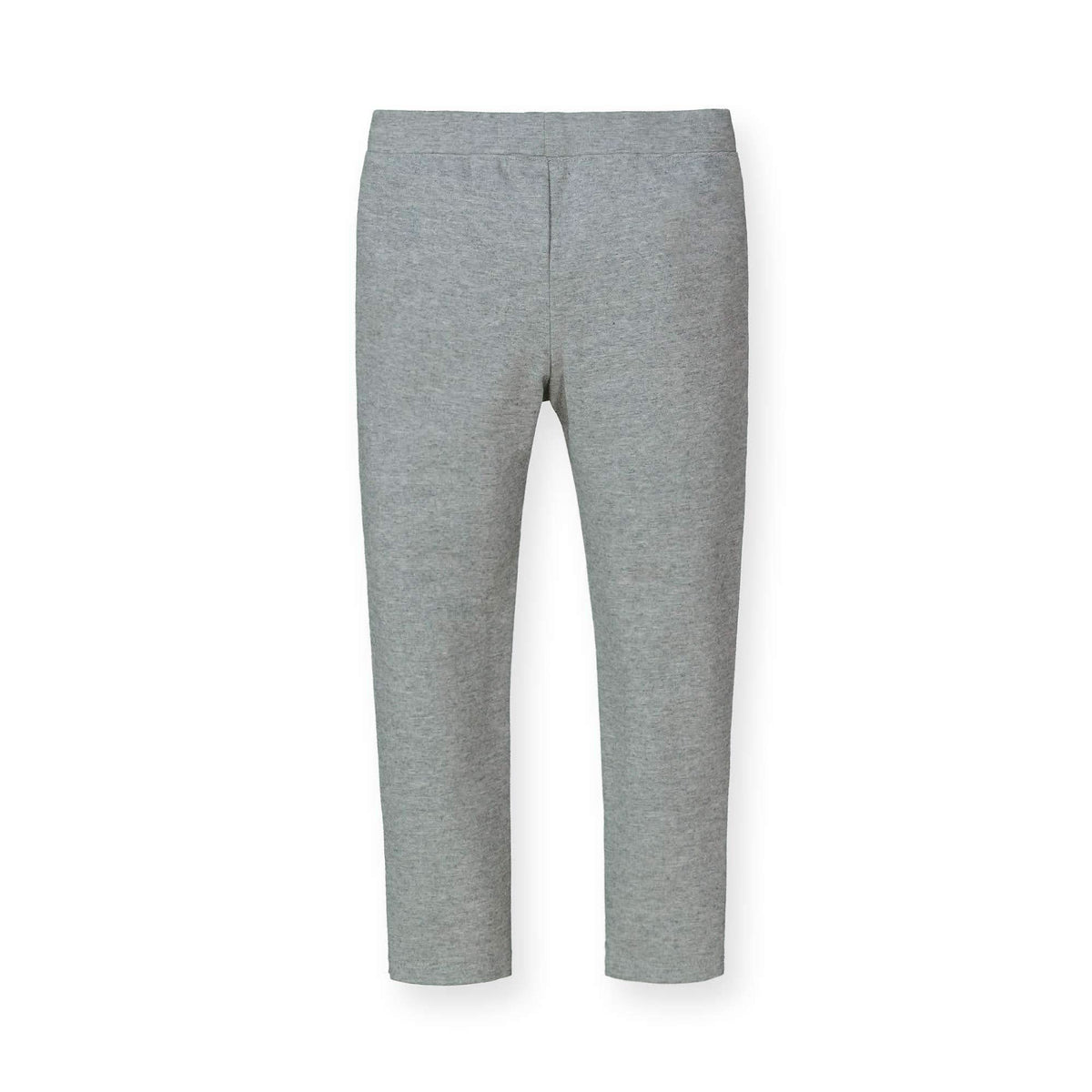 Organic Cotton Button Cuff Ponte Baby Pant, Gray