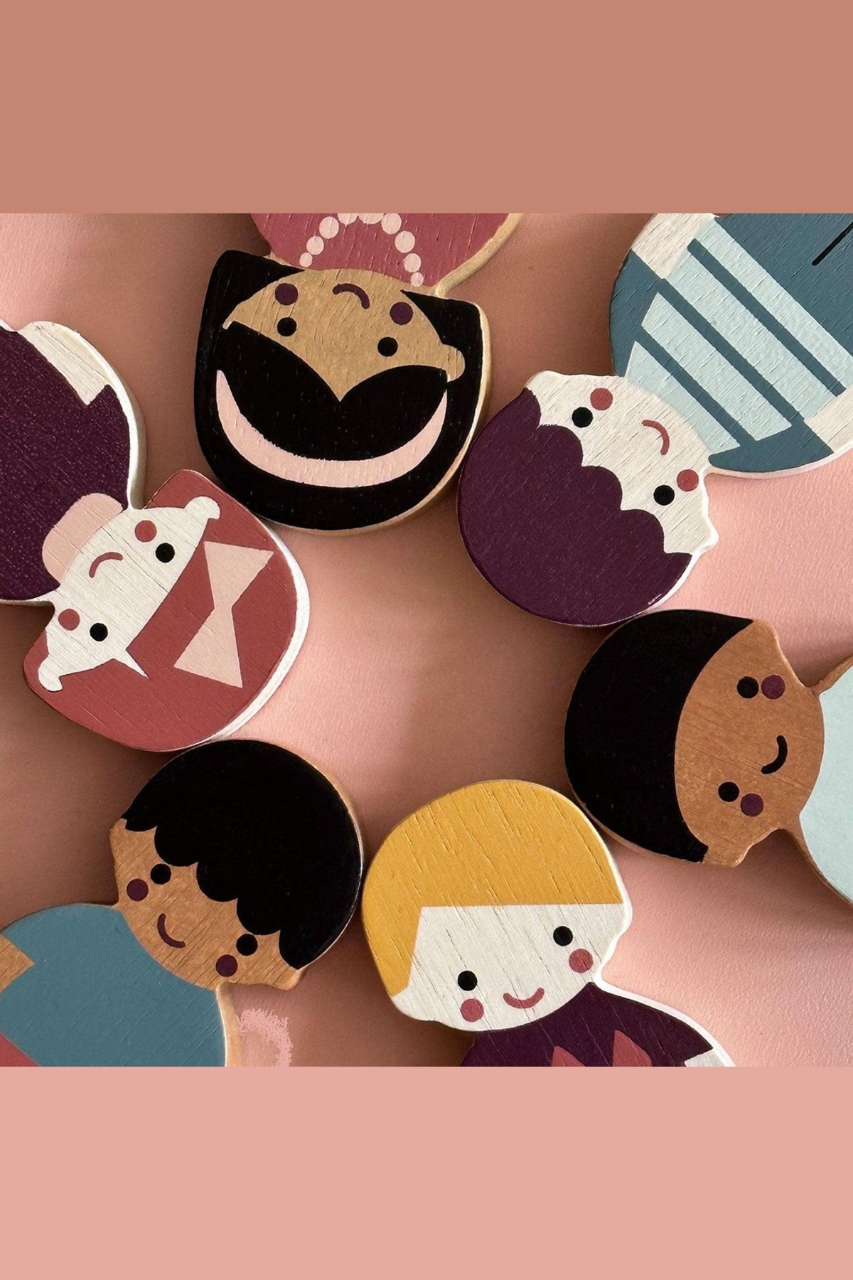 Doll Family And Pets Bundle | Rabbit Hutch | Cat & Dog Kennel | Two Family & Pet Sets | Mentari Wooden Toys