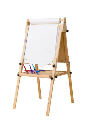 Foldable Kids Easel – 3 Adjustable Heights, Art Station for Drawing & Painting