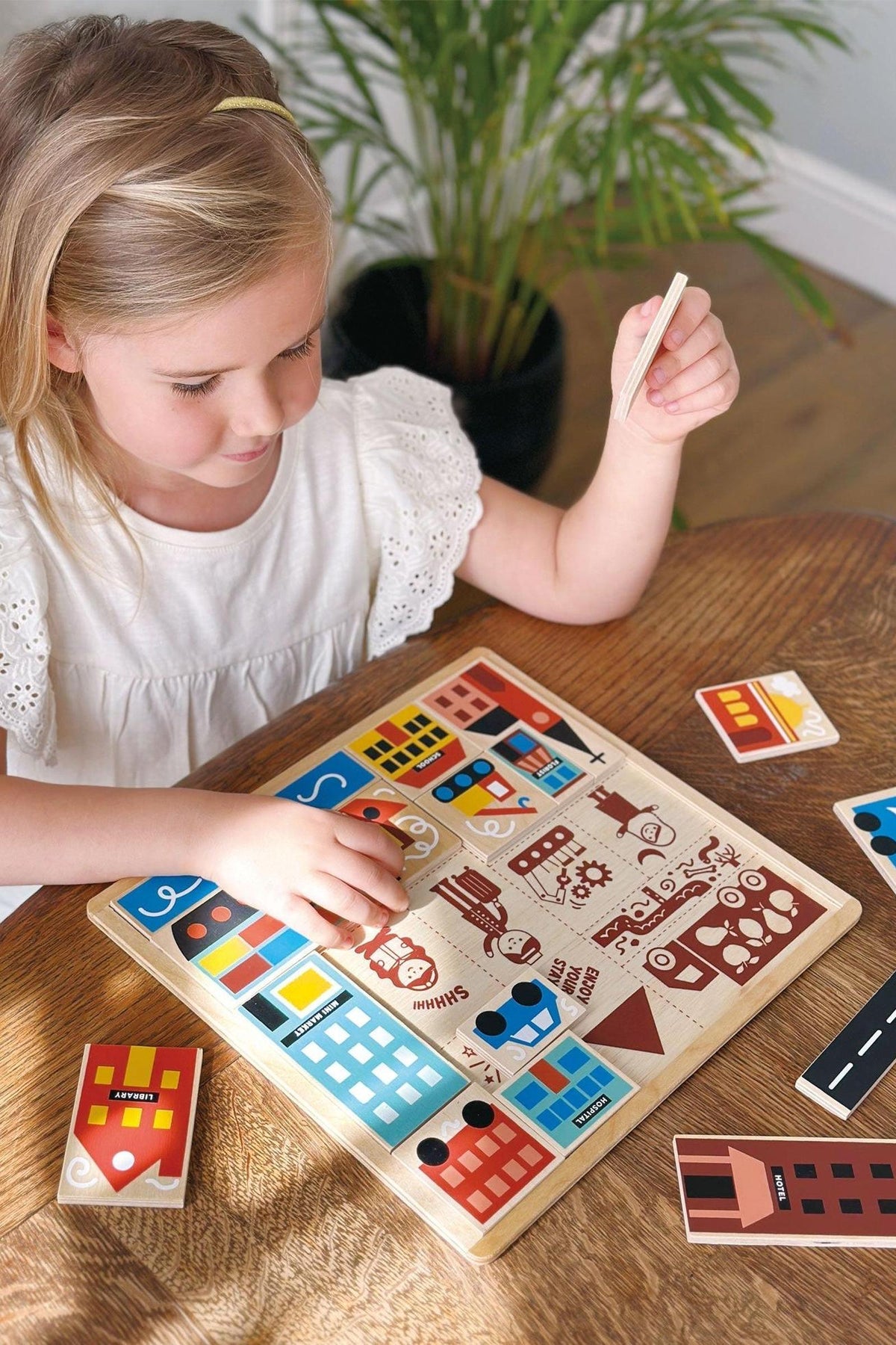 Games Bundle| Memory Game | Fishing Game | Town Puzzle | Mentari Wooden Toys