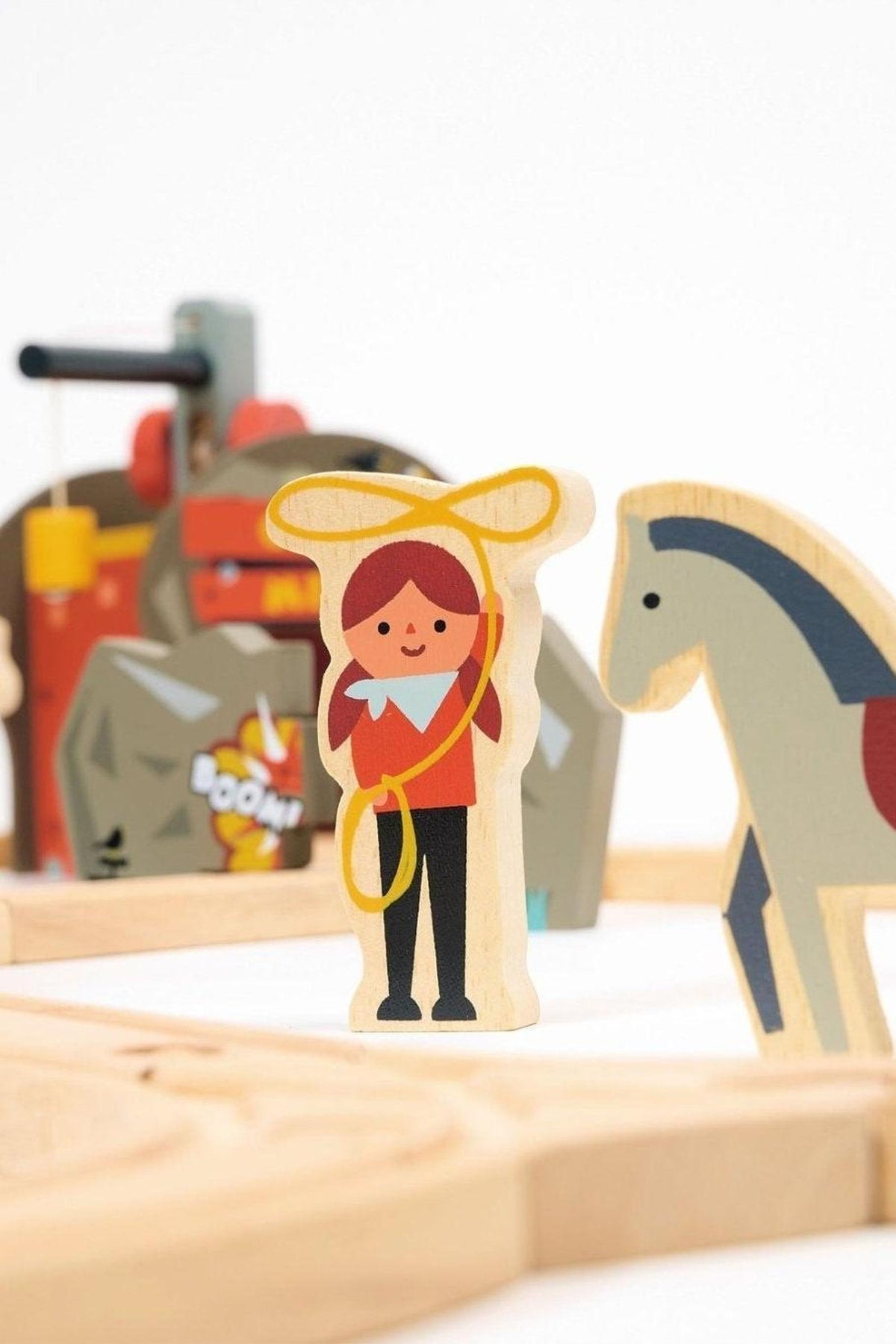 Gold Mine Train Set | Mentari Wooden Toys