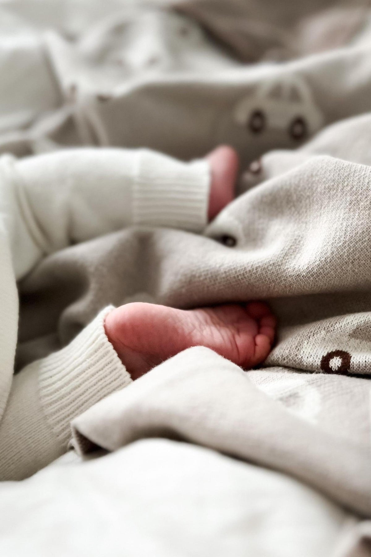 Knit Car Luxury Swaddle Blanket | 100% OEKO Tex Pima Cotton