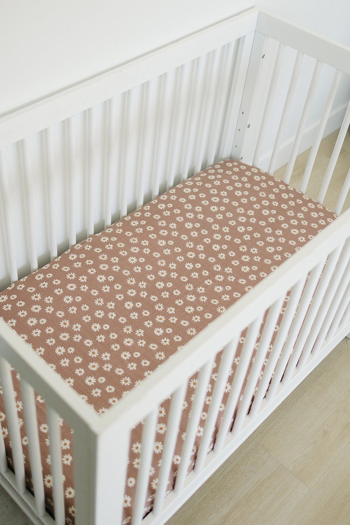 Mebie Baby  Daisy Dream Muslin Crib Sheet | 100% Cotton | Baby Essentials