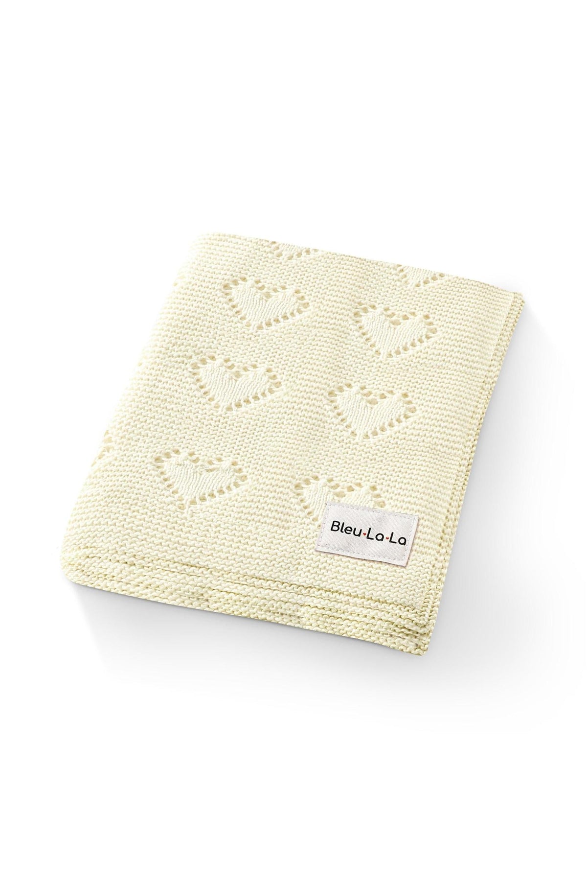 Knit Heart Luxury Swaddle Blanket | 100% OEKO Tex Pima Cotton
