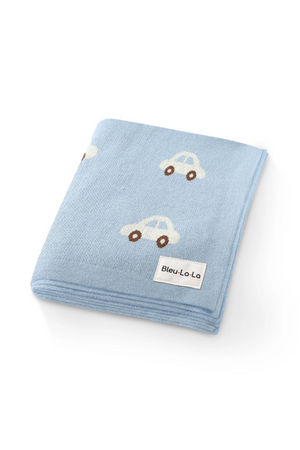 Knit Car Luxury Swaddle Blanket | 100% OEKO Tex Pima Cotton