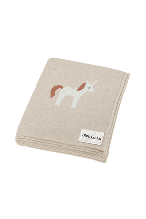 Knit Unicorn Luxury Swaddle Blanket | 100% OEKO Tex Pima Cotton