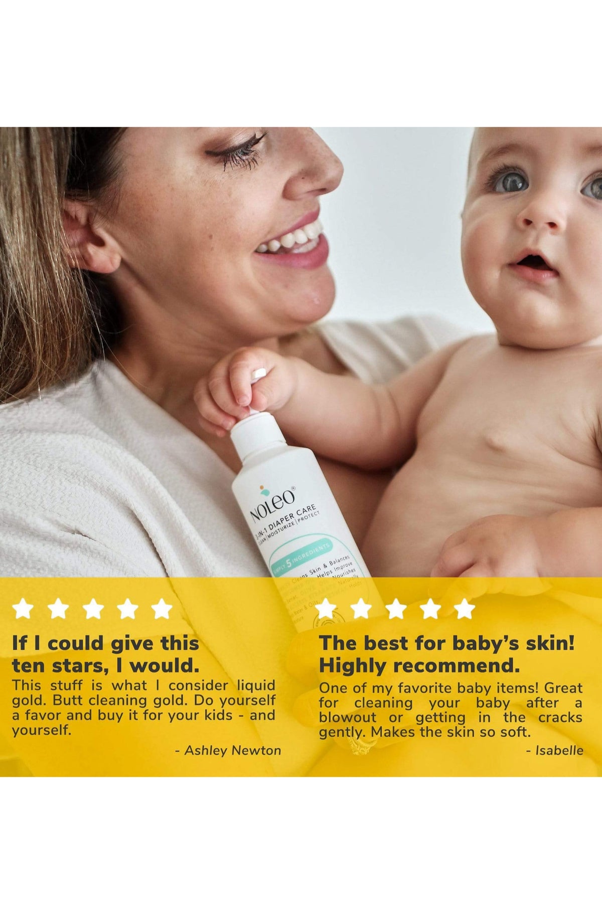 NOLEO 3-IN-1 - Diaper Rash Cream - EWG Verified