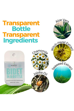 NOLEO Bidet in a Bottle - the Multipurpose Personal Wash (50ml / 1.69oz)