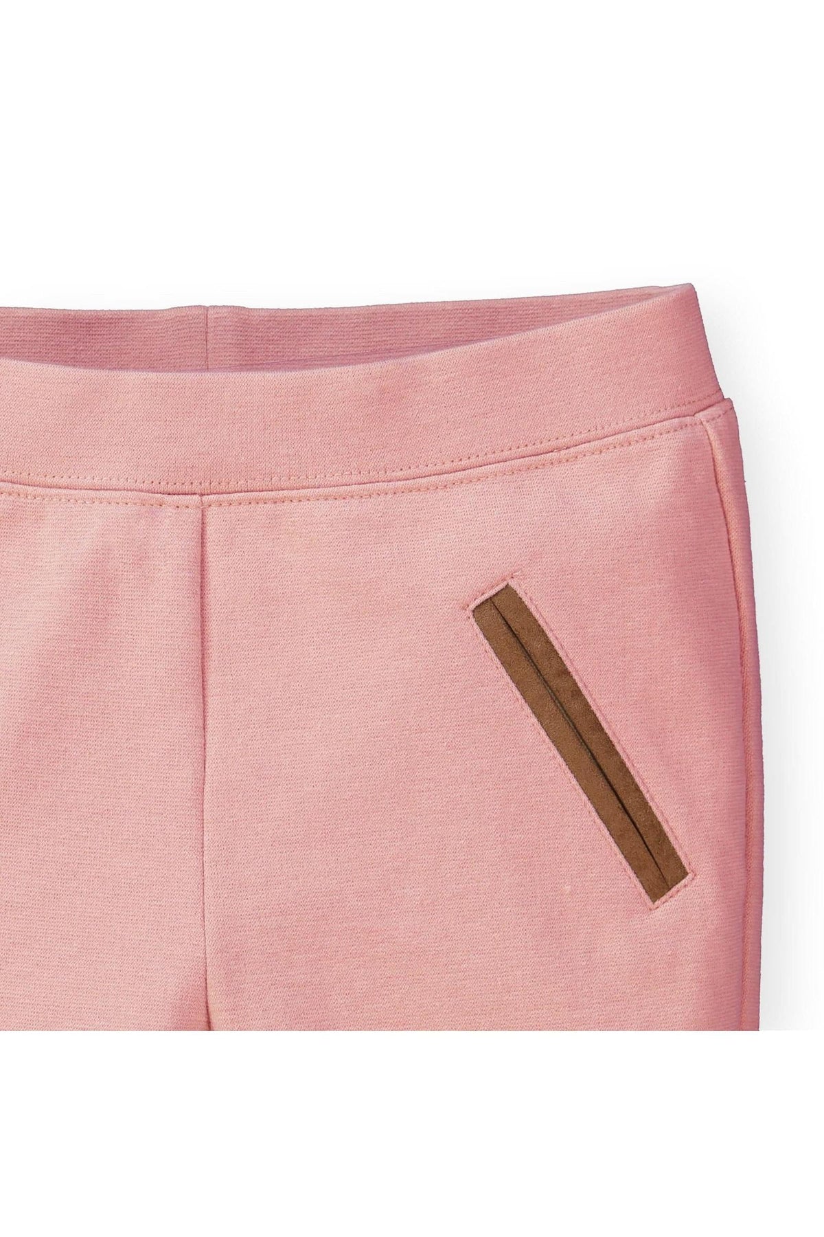 Organic Cotton Ponte Riding Baby Pant, Rose