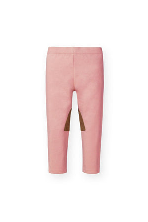 Organic Cotton Ponte Riding Baby Pant, Rose