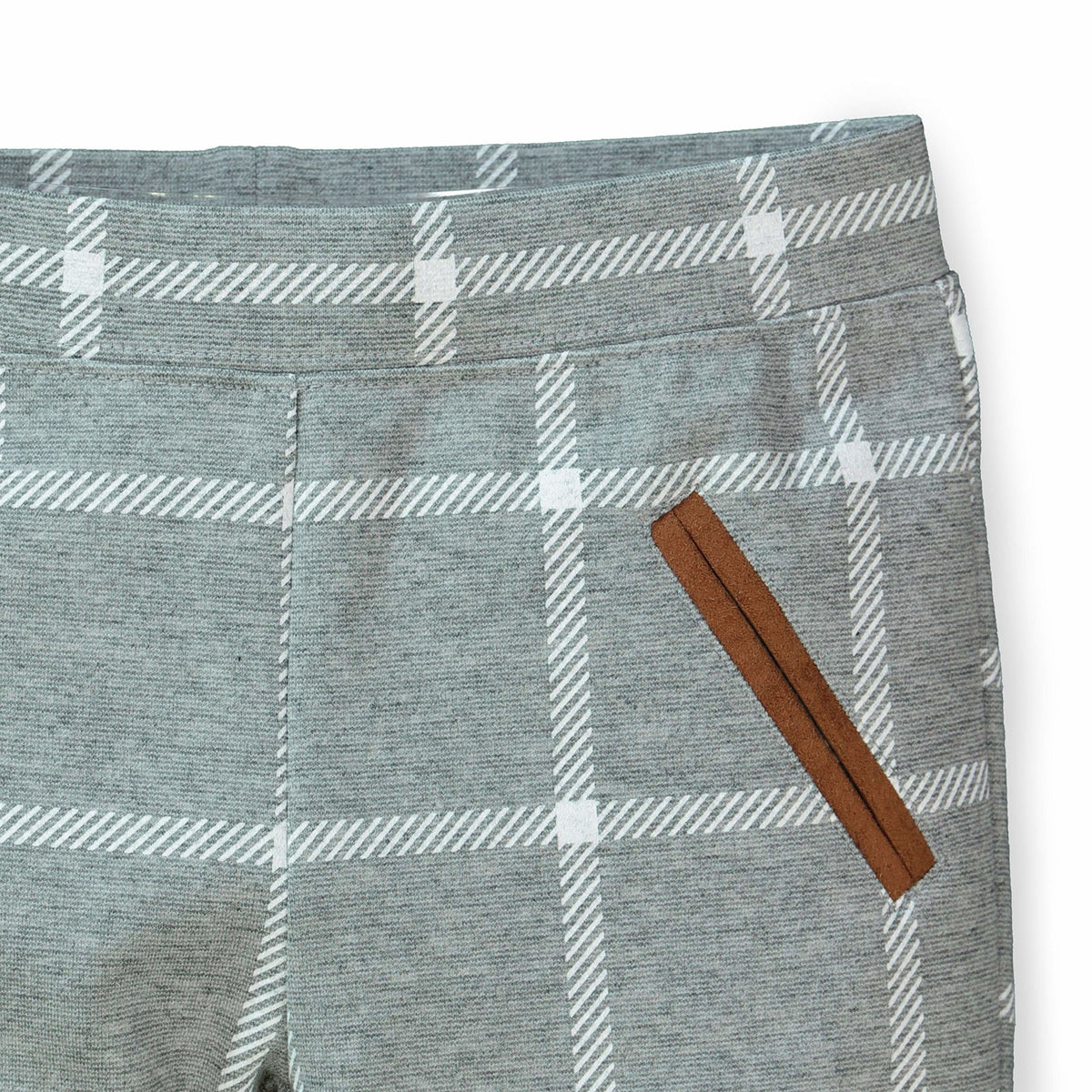Organic Cotton Ponte Riding Baby Pant, Gray