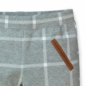 Organic Cotton Ponte Riding Baby Pant, Gray