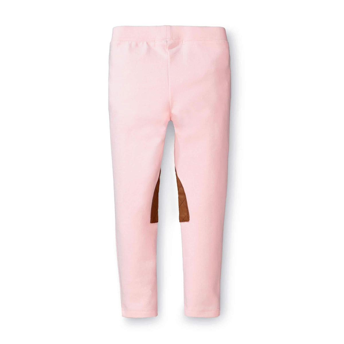 Organic Cotton Ponte Riding Baby Pant, Light Pink