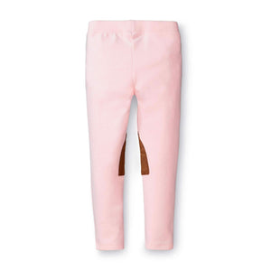 Organic Cotton Ponte Riding Baby Pant, Light Pink
