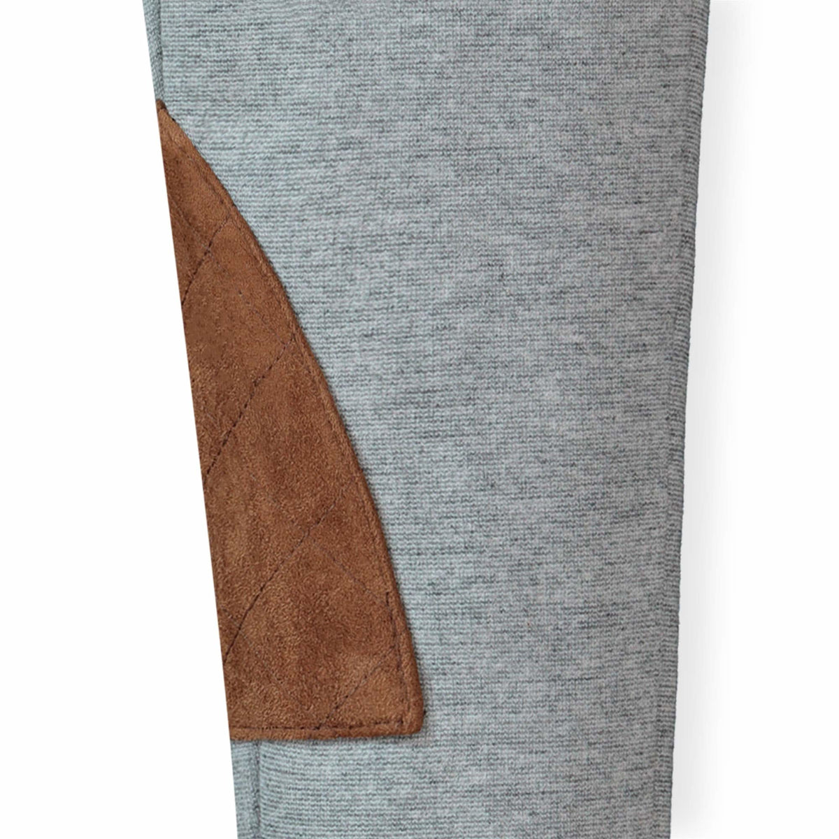 Organic Cotton Ponte Riding Baby Pant, Gray