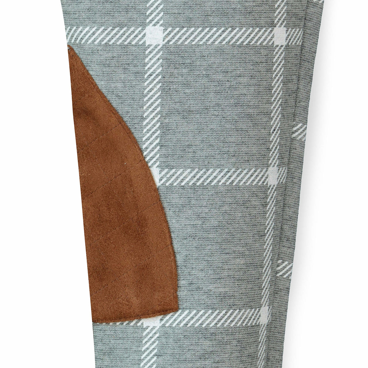 Organic Cotton Ponte Riding Baby Pant, Gray