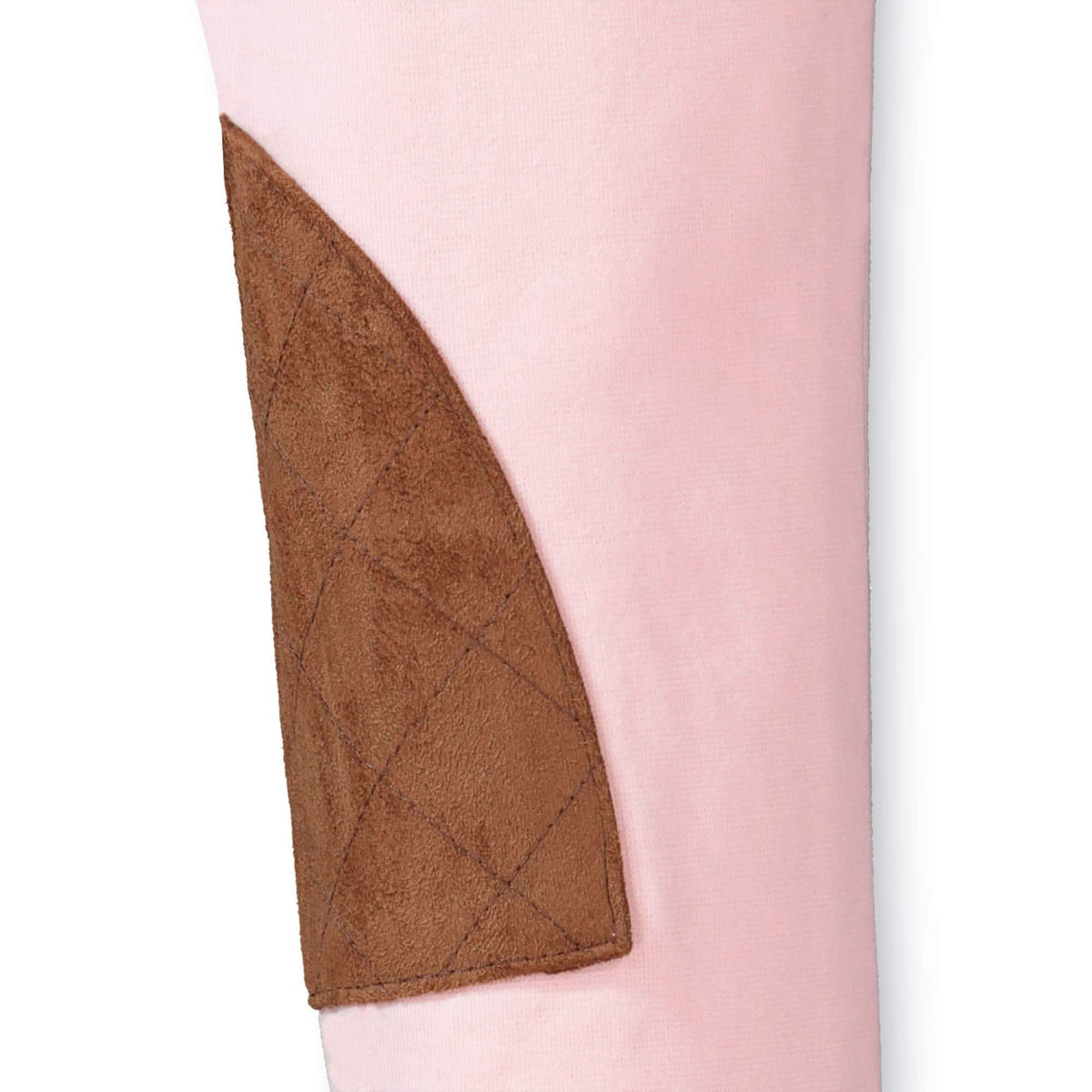 Organic Cotton Ponte Riding Baby Pant, Light Pink