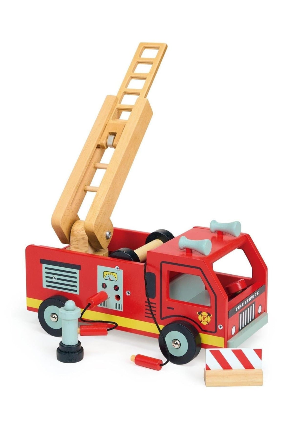 Red Fire Engine | Mentari Wooden Toys