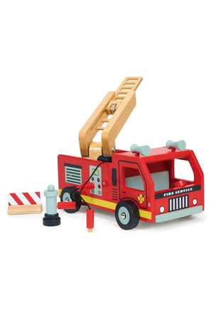 Red Fire Engine | Mentari Wooden Toys