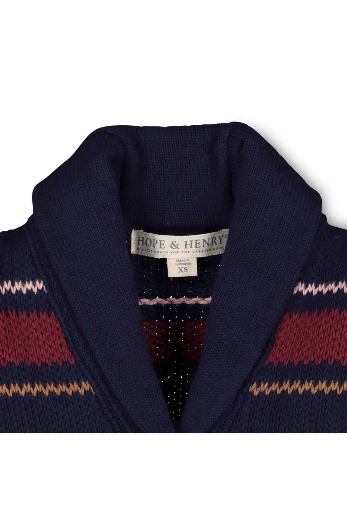Shawl Collar Cardigan with Waist Tie - Baby