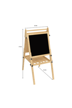 Foldable Kids Easel – 3 Adjustable Heights, Art Station for Drawing & Painting